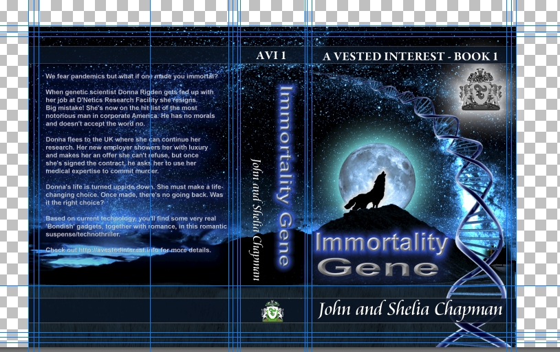 A paperback book cover image in that template