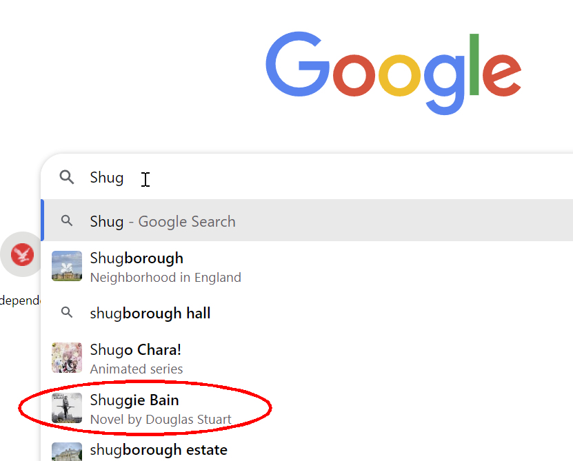 Finding a book at Google